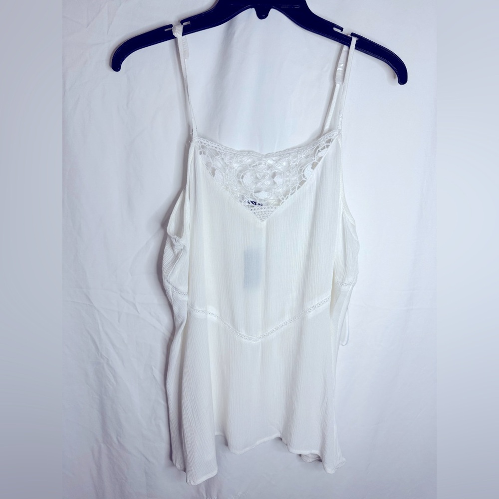 Express Lace High Neck Cami